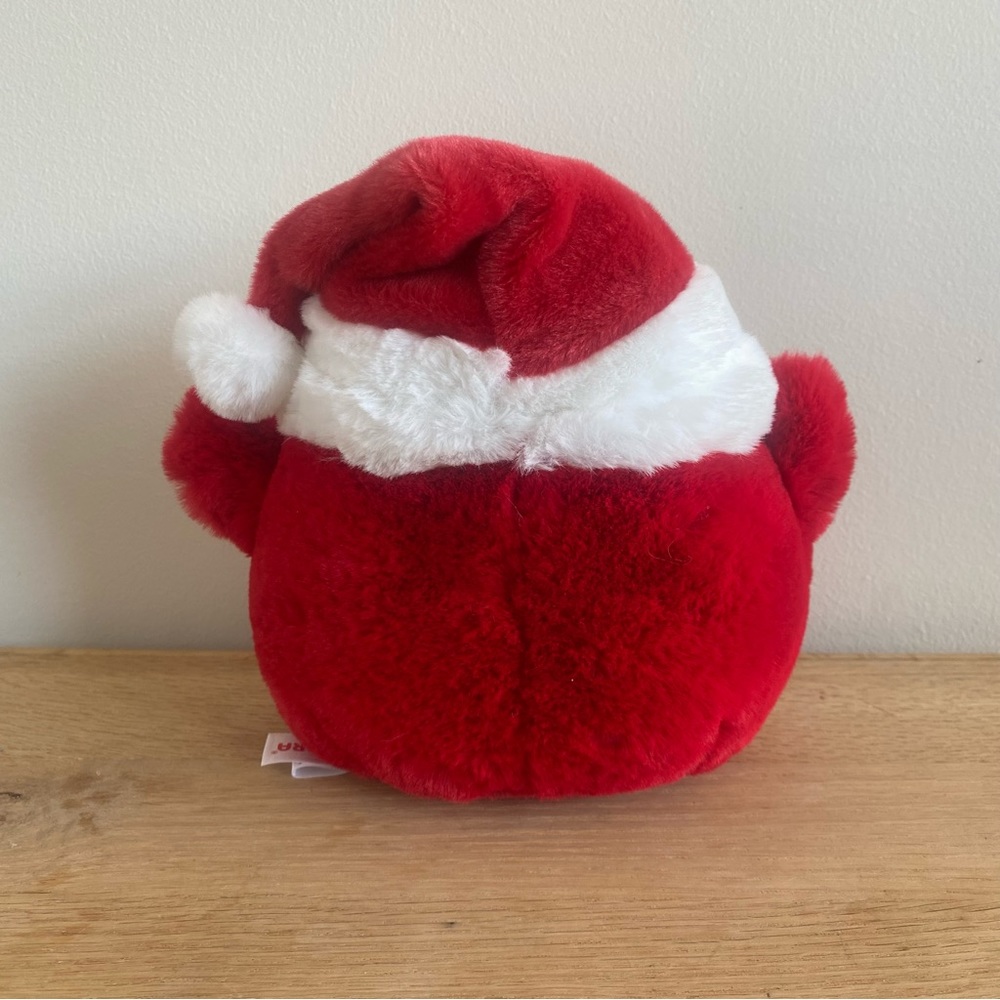NWT Aurora Plush Stuffed Round Santa 8” - Picture 3 of 4